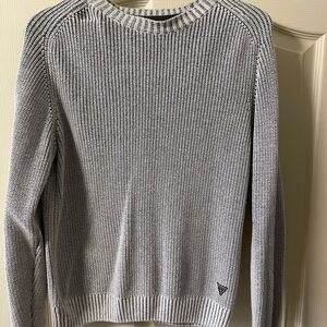 Guess Men's Light Gray Crewneck Sweater